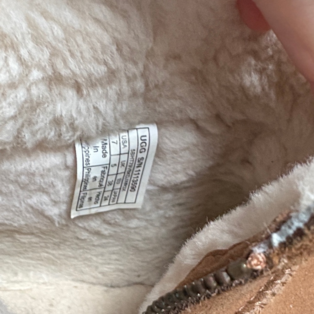 UGG Chestnut Suede Mini Boots - Picture 2 of 6